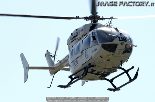 2007-09-16 Ravenna - Fly Fest 0577 Eurocopter BK117 - Elisoccorso 118